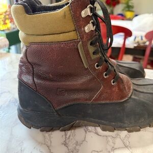 Sperry Brown and Black Men's Rain & Snow Boots